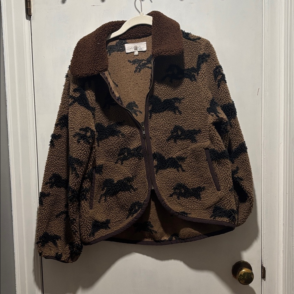 THE GREAT pasture horse fleece jacket - Picture 2 of 9